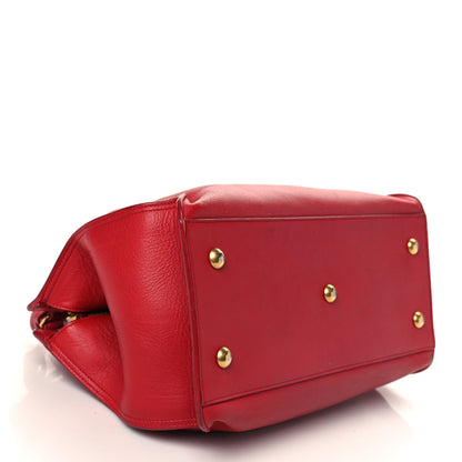 Saint Laurent Calfskin Small Classic Y Cabas Red 4 of 7