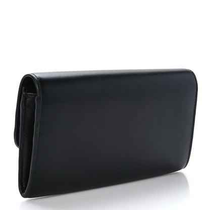 Chloe Calfskin Long Flap C Wallet Black 3 of 7