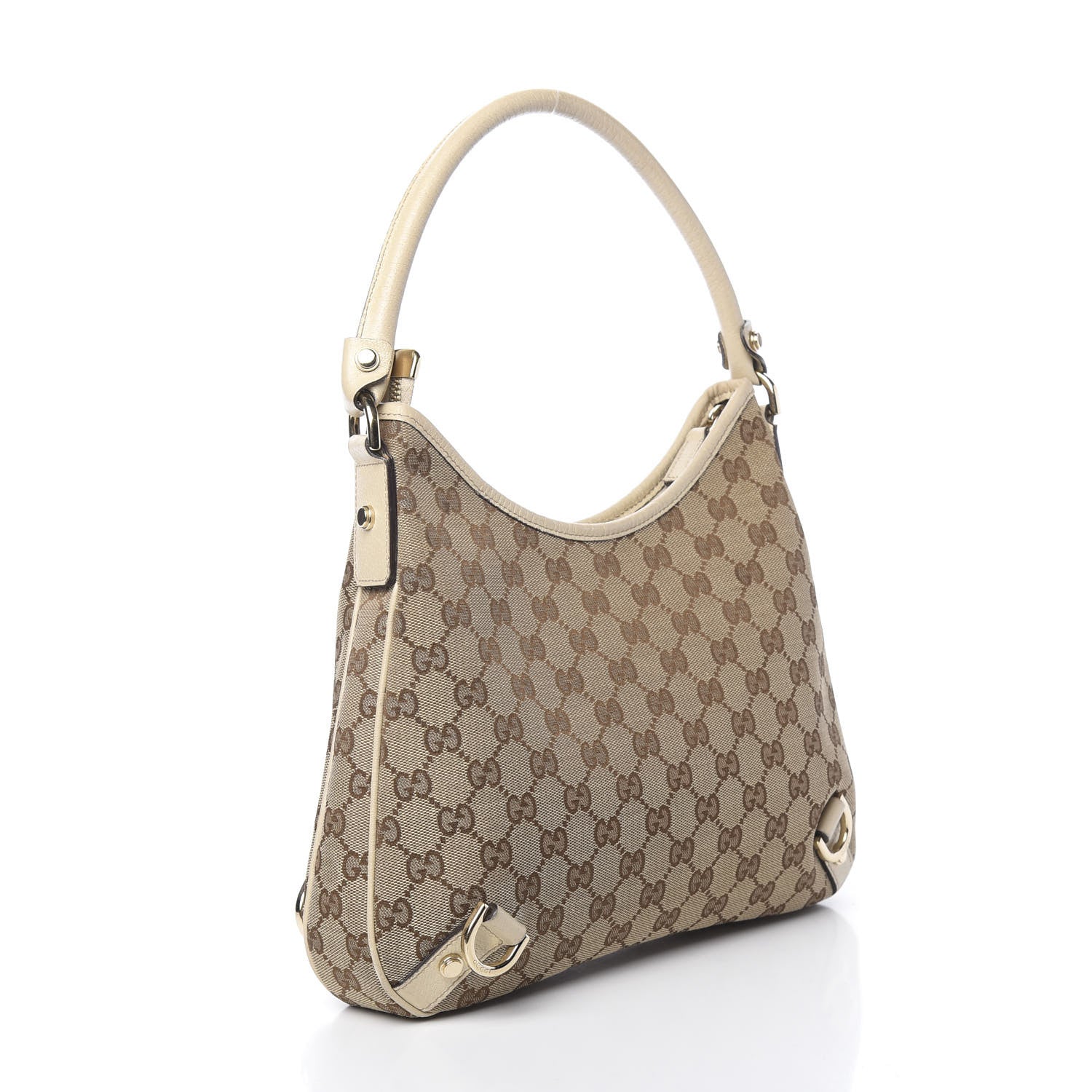 Gucci Monogram Medium Abbey D Ring Hobo Off White 4 of 10