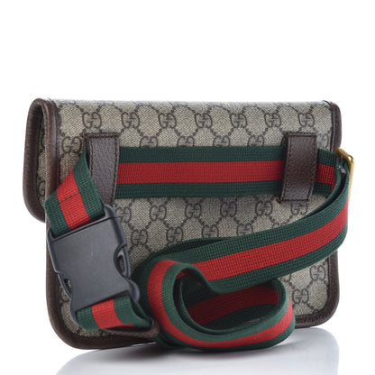 Gucci GG Supreme Monogram Neo Vintage Web Belt Bag Brown 3 of 9
