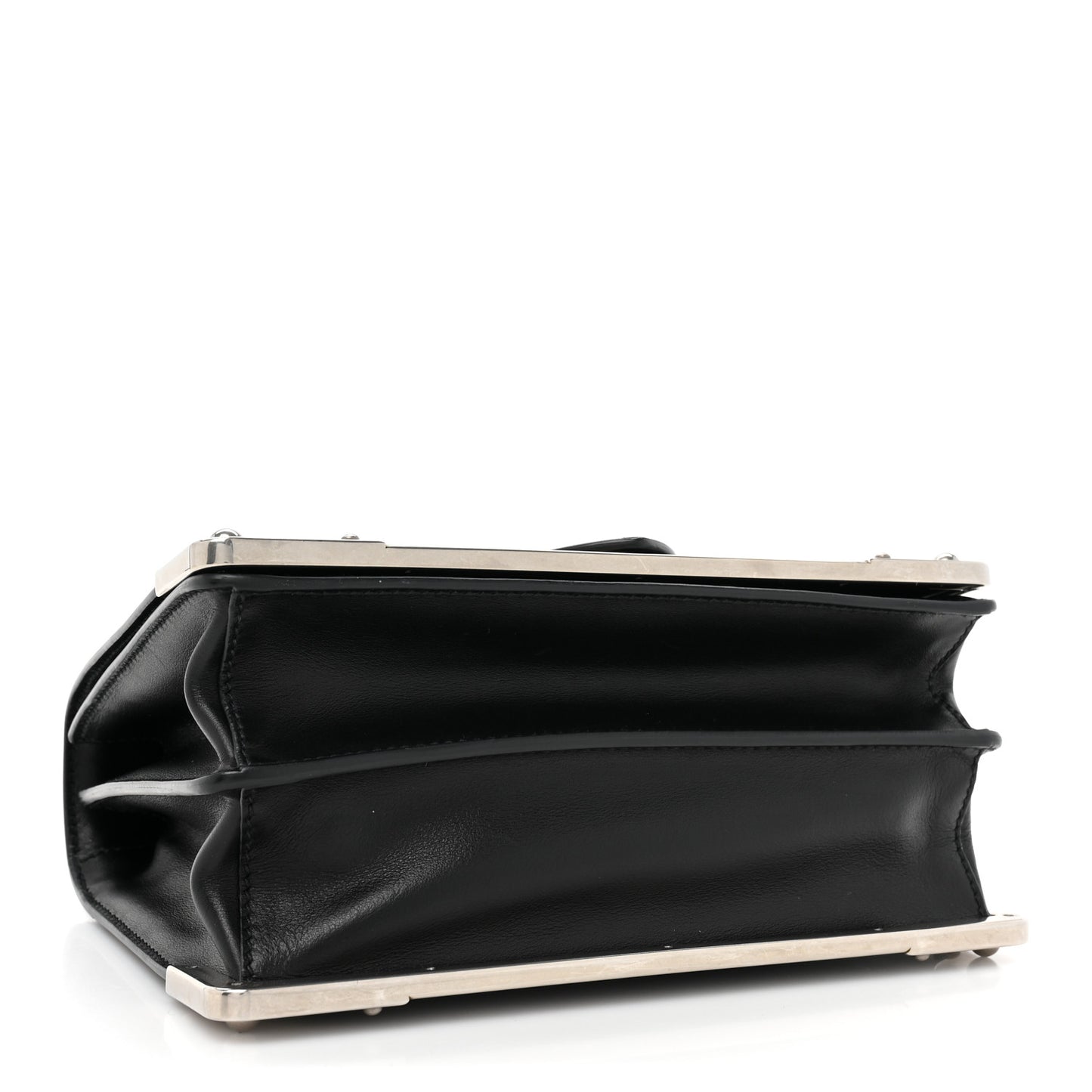 City Calf Saffiano Cahier Bag Black