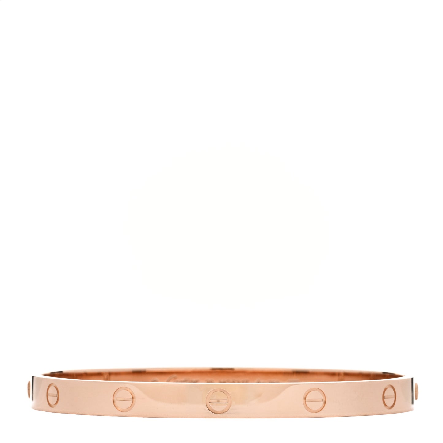 18K Pink Gold LOVE Bracelet 20