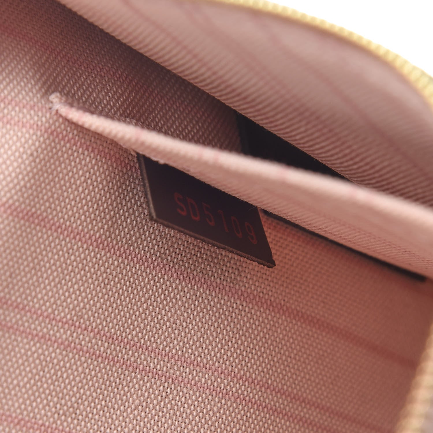 Louis Vuitton Damier Ebene Neverfull MM GM Pochette Rose Ballerine 8 of 8