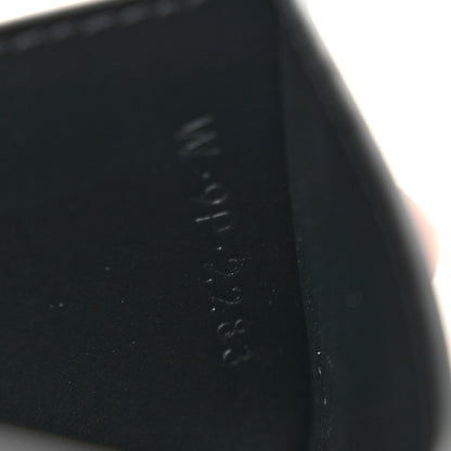 Celine Triomphe Canvas Card Holder Black 8 of 9
