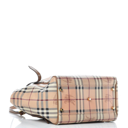 Burberry Haymarket Check Small Canterbury Tote Brown 5 of 13