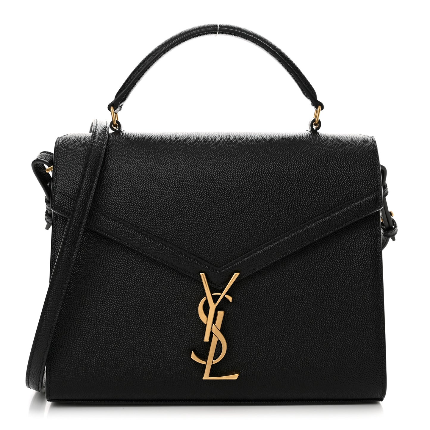 Grain de Poudre Medium Classic Monogram Cassandra Top Handle Black