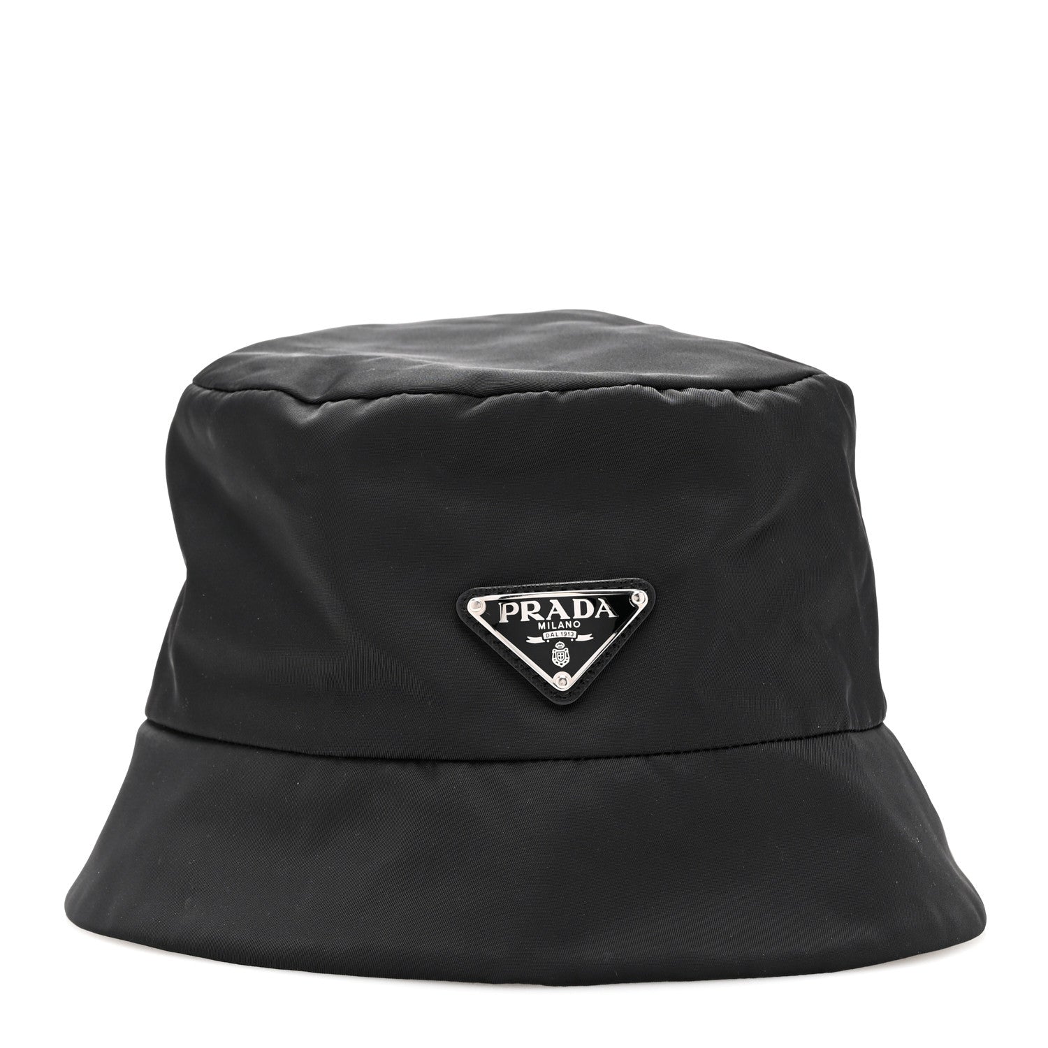 Prada X ADIDAS Re-Nylon Triangle Bucket Hat L Black 3 of 9