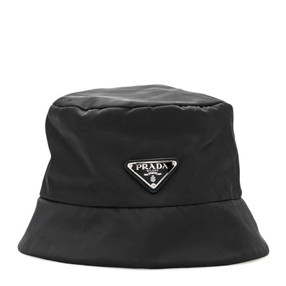 Prada X ADIDAS Re-Nylon Triangle Bucket Hat L Black 3 of 9