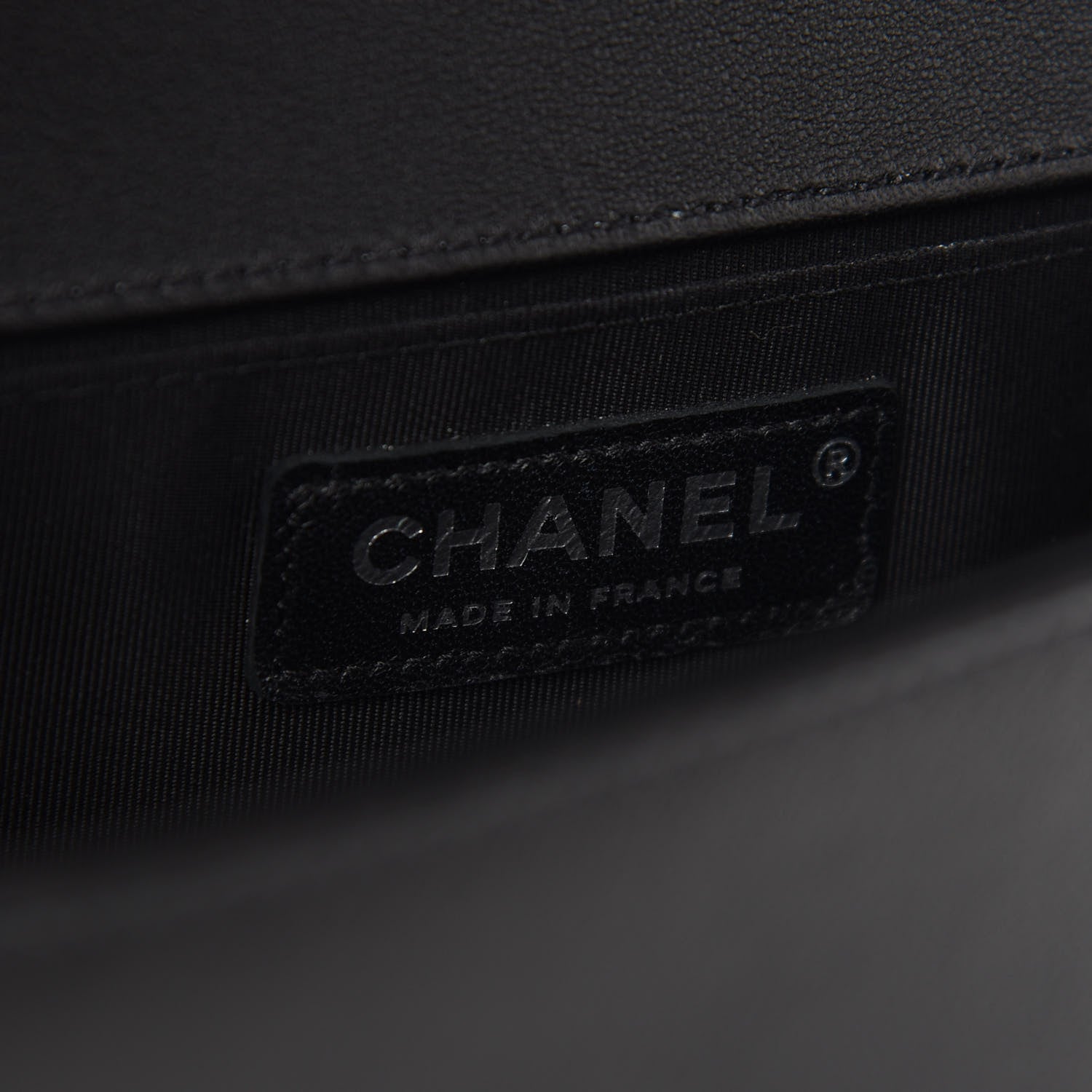 Chanel Lambskin Iridescent PVC Chevron Quilted Medium Boy Flap Black Silver 6 of 9