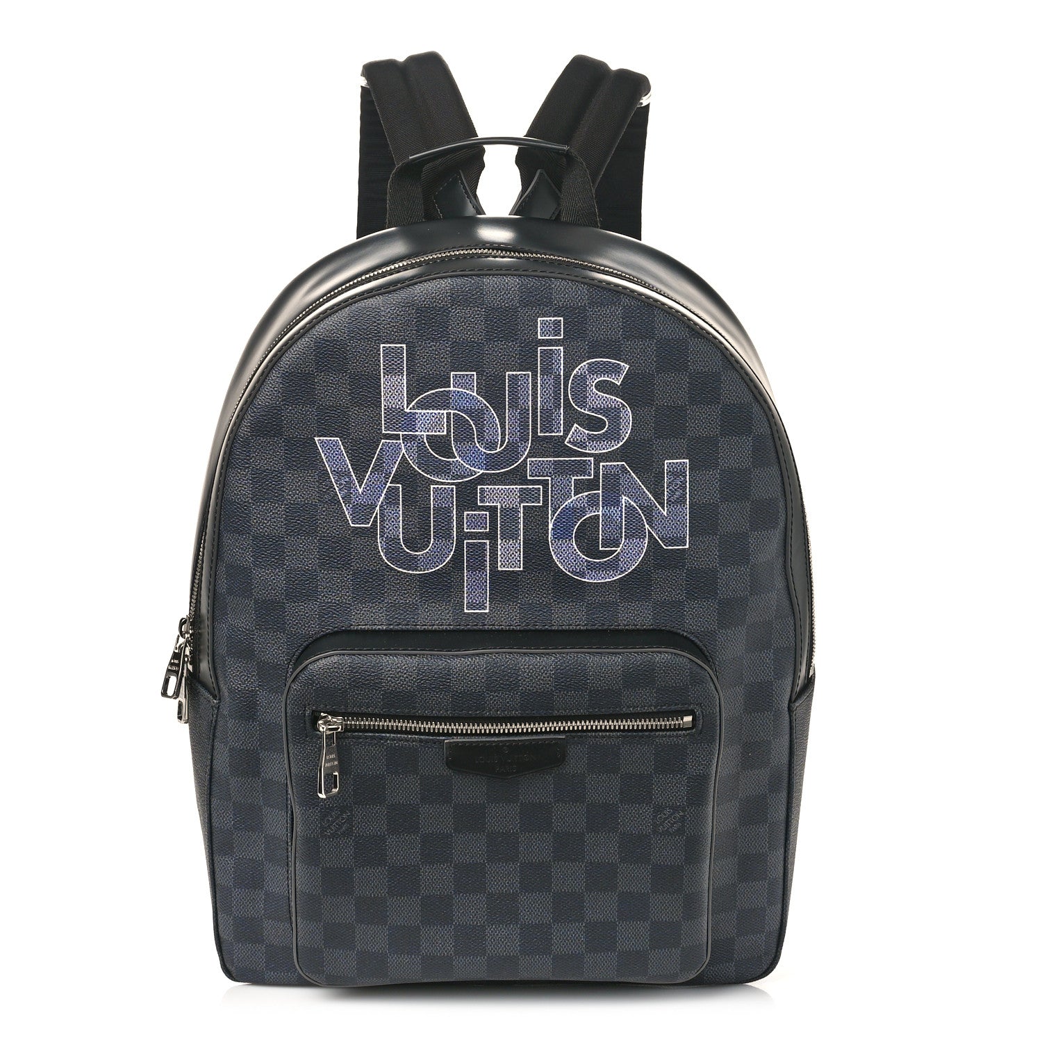Louis Vuitton Damier Graphite Logo Josh Backpack Grey 1 of 8