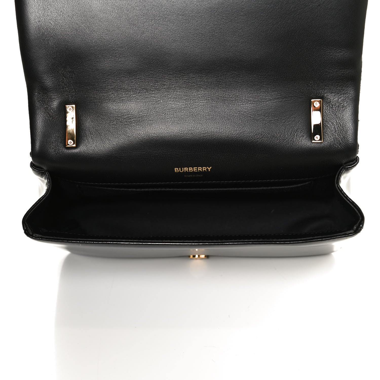 Burberry Patent Quilted Horseferry Print Small Lola Bag Black 5 of 12