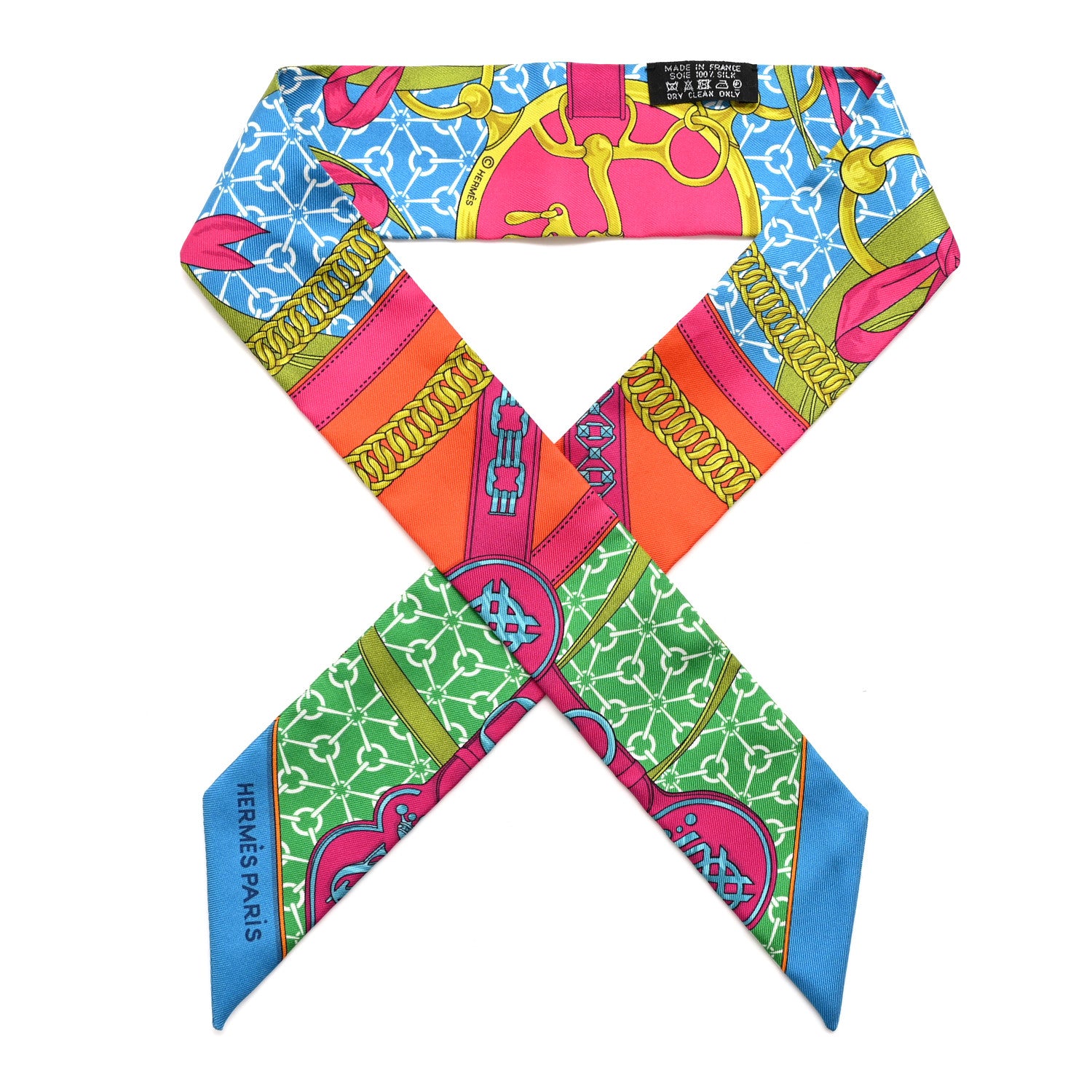 Hermes Silk La Promenade Du Matin Twilly 1 of 4