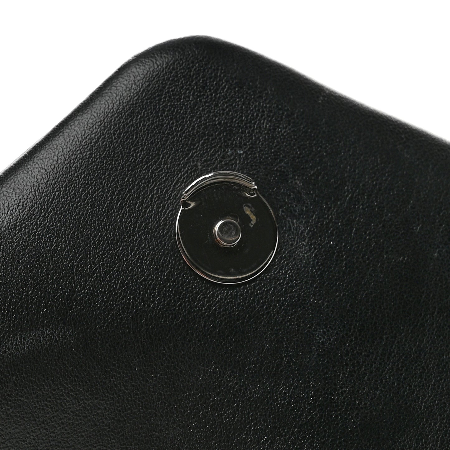Calfskin Y Quilted Monogram Monochrome Toy Loulou Crossbody Bag Black