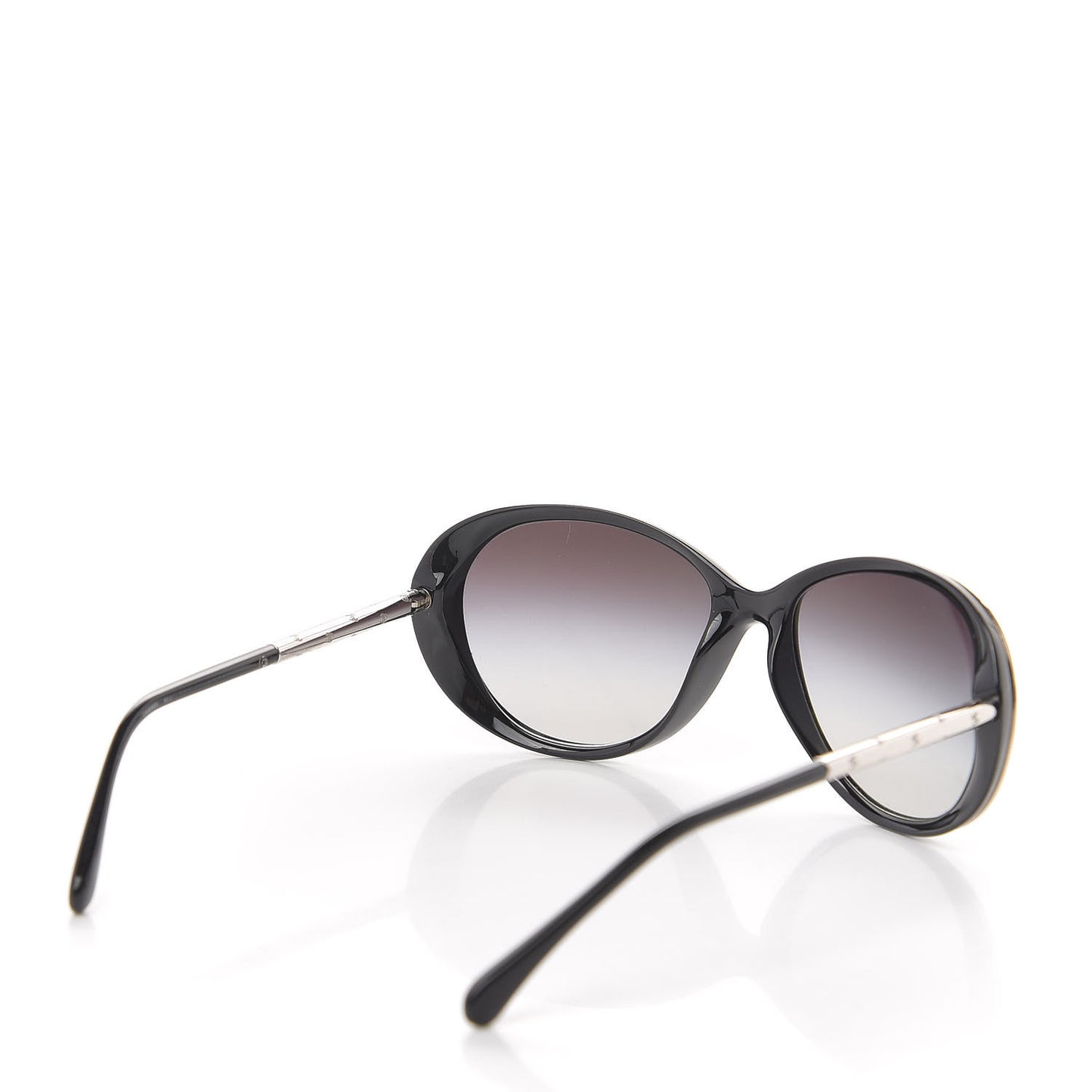 Acetate Butterfly CC Sunglasses 6037 Black