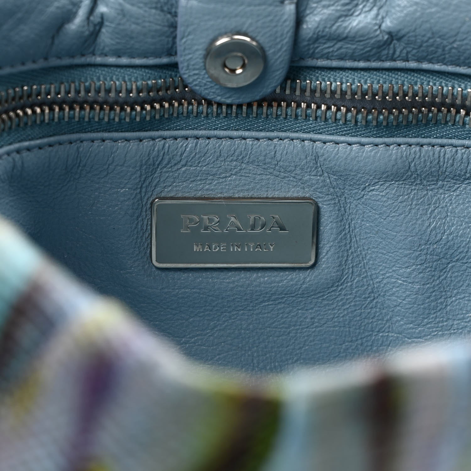 Prada Snakeskin Alligator Shoulder Flap Bag Voyage 6 of 9