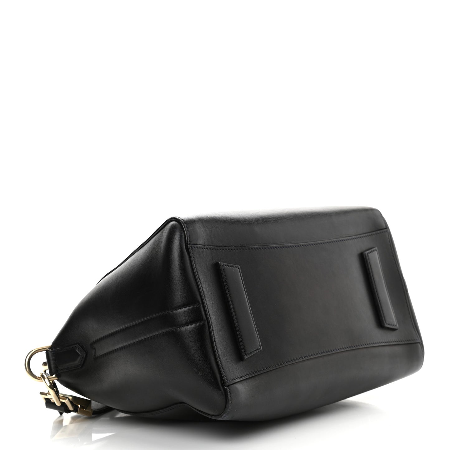 Shiny Lord Calfskin Medium Antigona Black