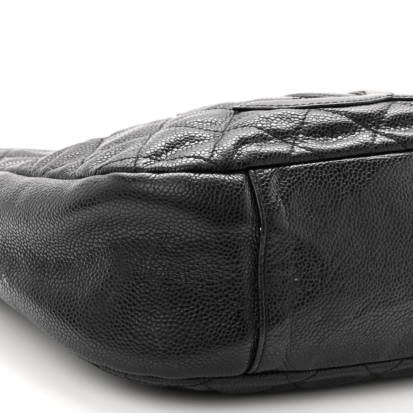 Caviar Quilted Timeless CC Shoulder Bag Black