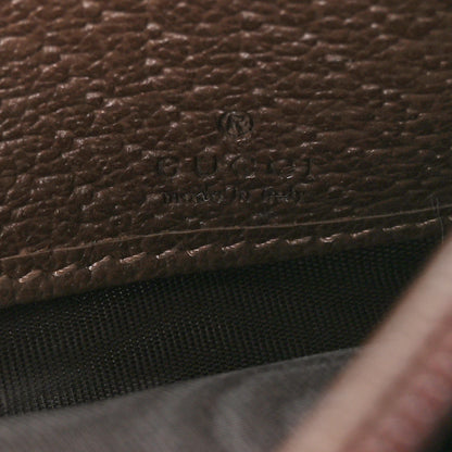 Gucci GG Supreme Monogram Web Ophidia Wallet On Chain Brown 6 of 12