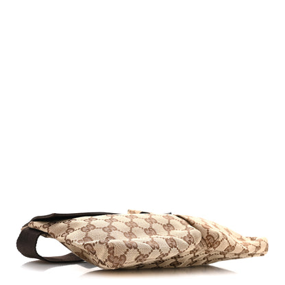 Gucci GG Monogram Double Pocket Belt Bag Dark Brown 4 of 10