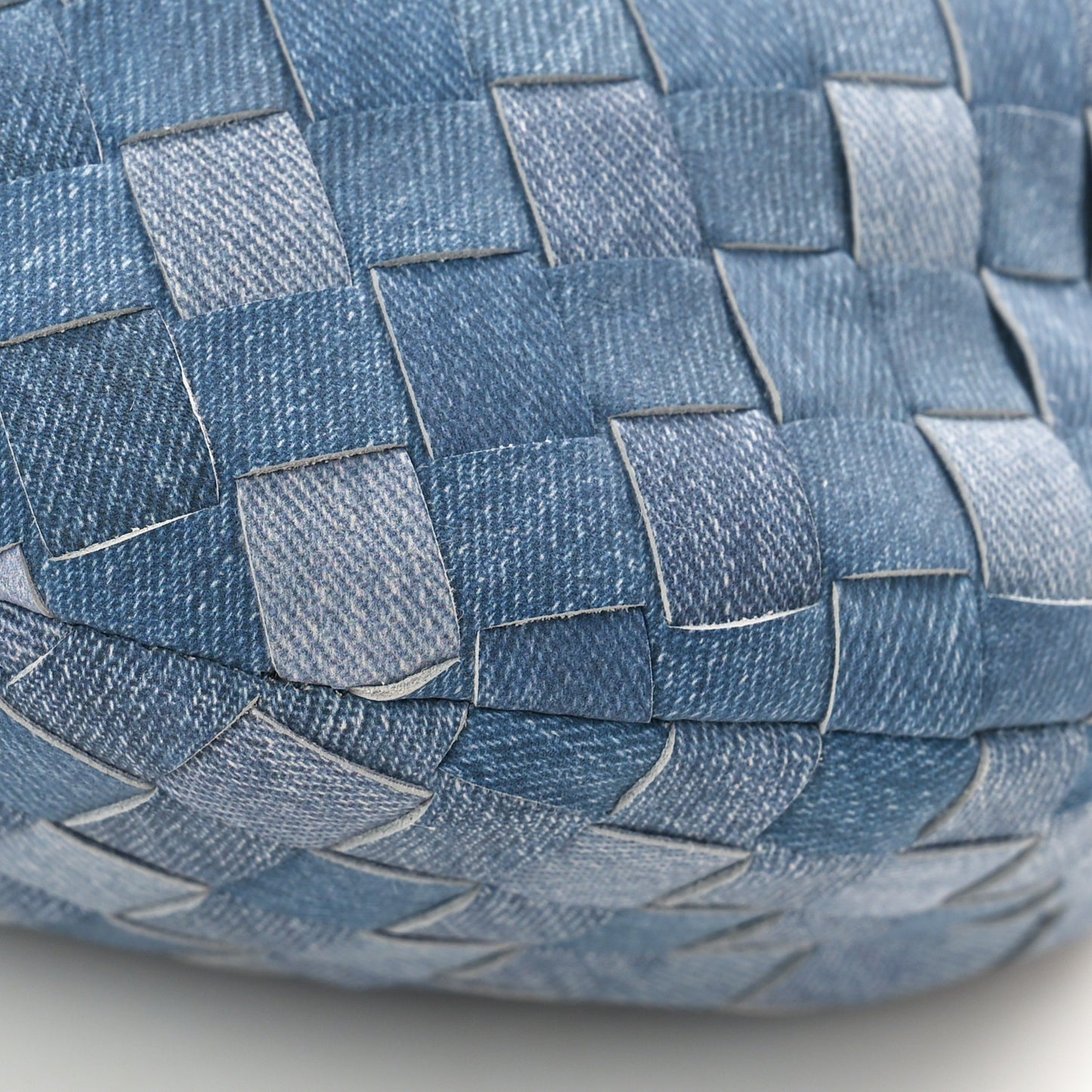 Nappa Denim Effect Intrecciato Mini Jodie Denim