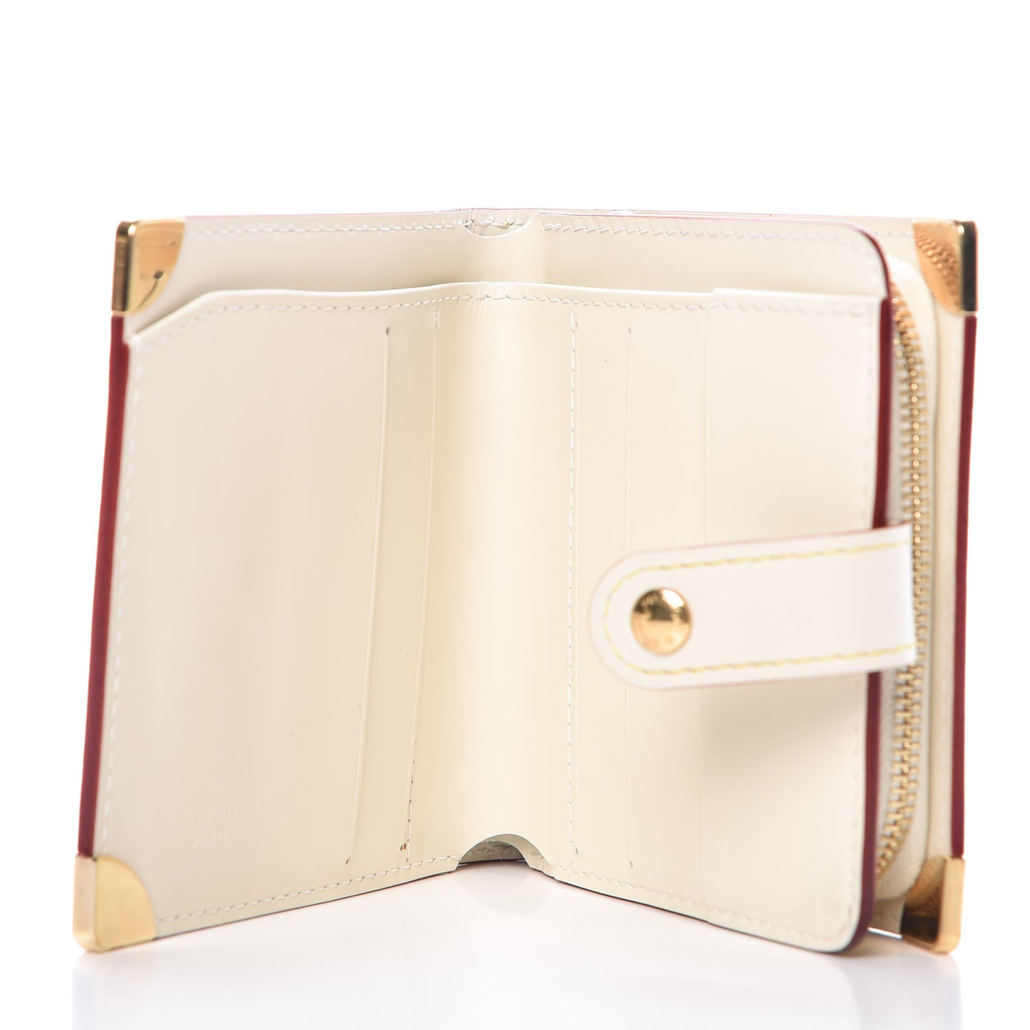 Suhali Compact Zipped Wallet White