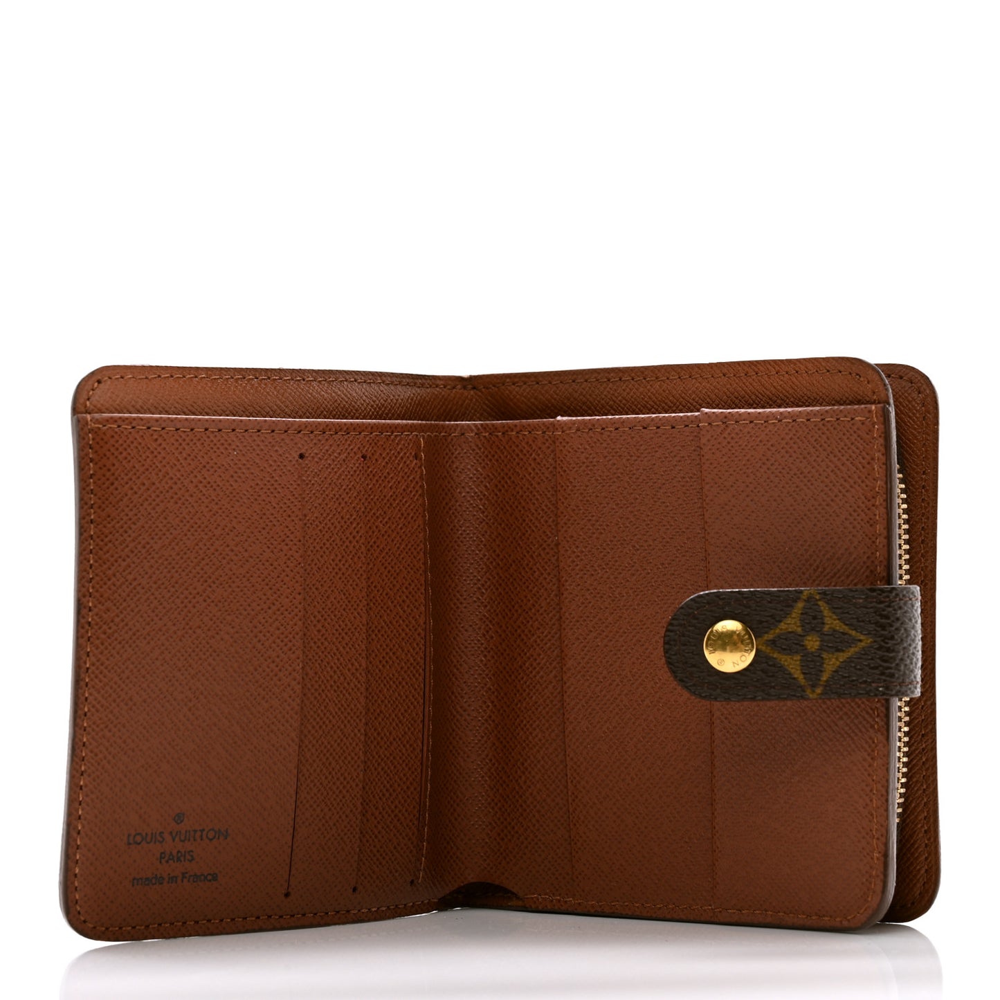 Monogram Compact Zippe Zipped Wallet