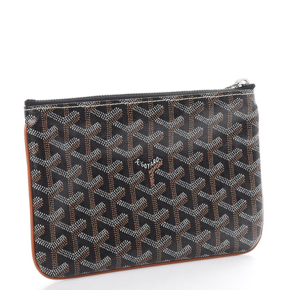 Goyard Goyardine Senat Pochette PM Black Gold 3 of 9