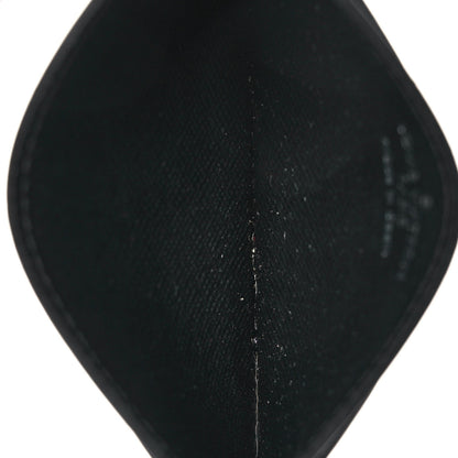 Louis Vuitton Epi Card Holder Black 5 of 10