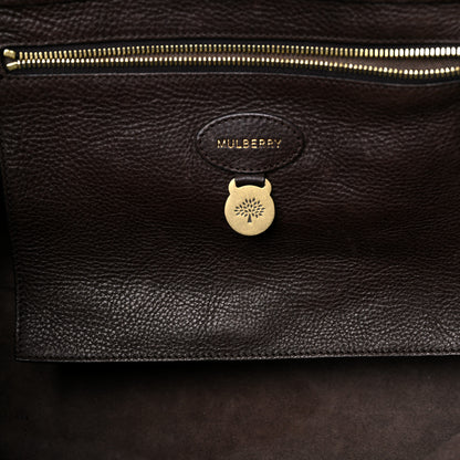 Mulberry Natural Leather Bayswater Tote Chocolate 12 of 21