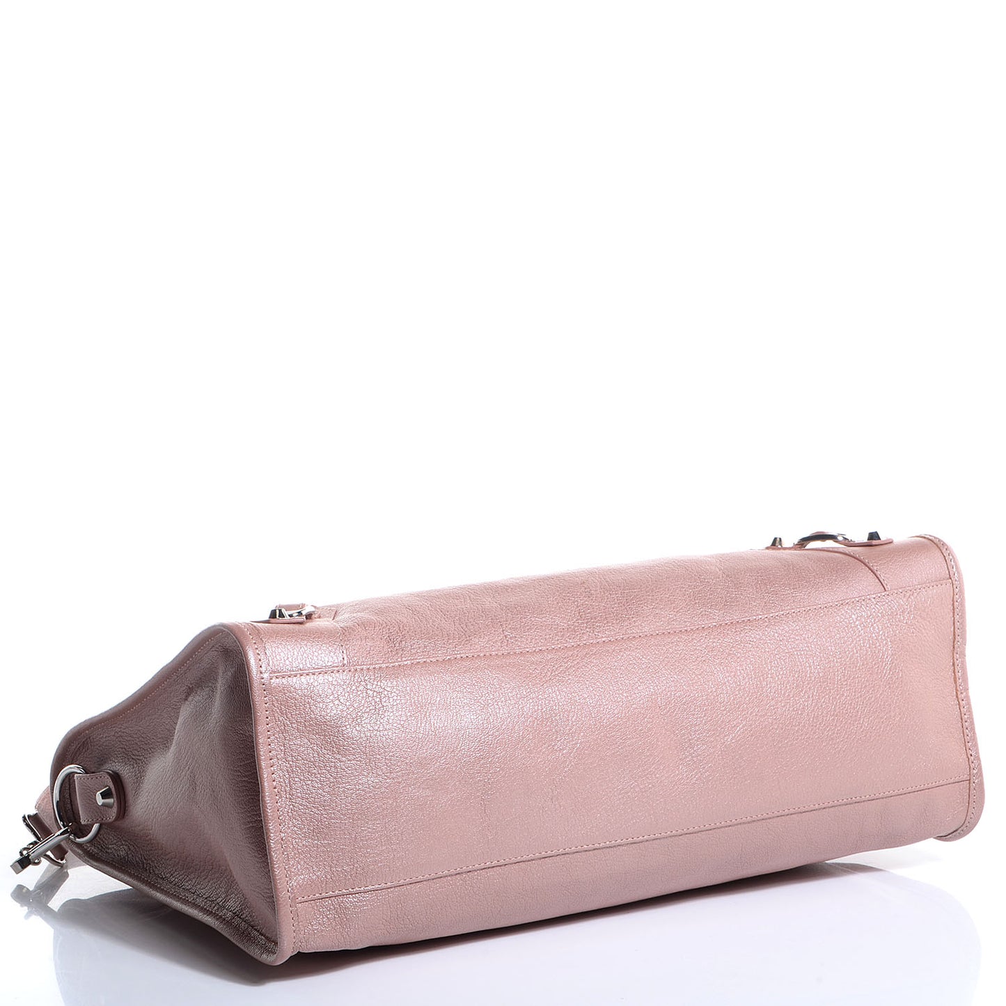 Pearlescent Goatskin Classic Palladium Hardware City Rose Rose Light