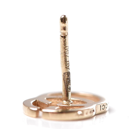 Gucci 18K Yellow Gold GG Tissue Stud Earrings 5 of 7