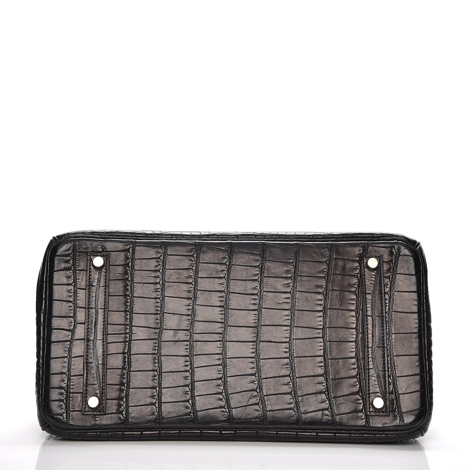 Hermes Matte Alligator Birkin 35 Black 6 of 30