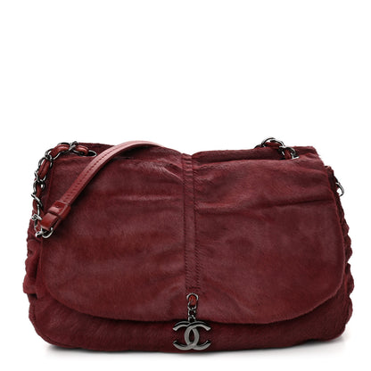 Chanel Pony Hair Sharpei Flap Tote Red 1 of 10