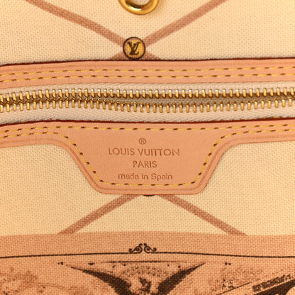 Louis Vuitton Damier Azur Summer Trunks Hawaii Neo Neverfull MM 7 of 11