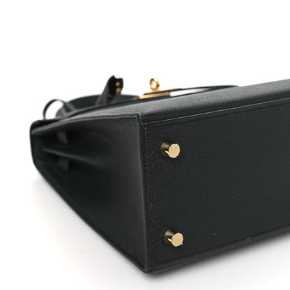 Hermes Epsom Kelly Sellier 25 Black 9 of 11