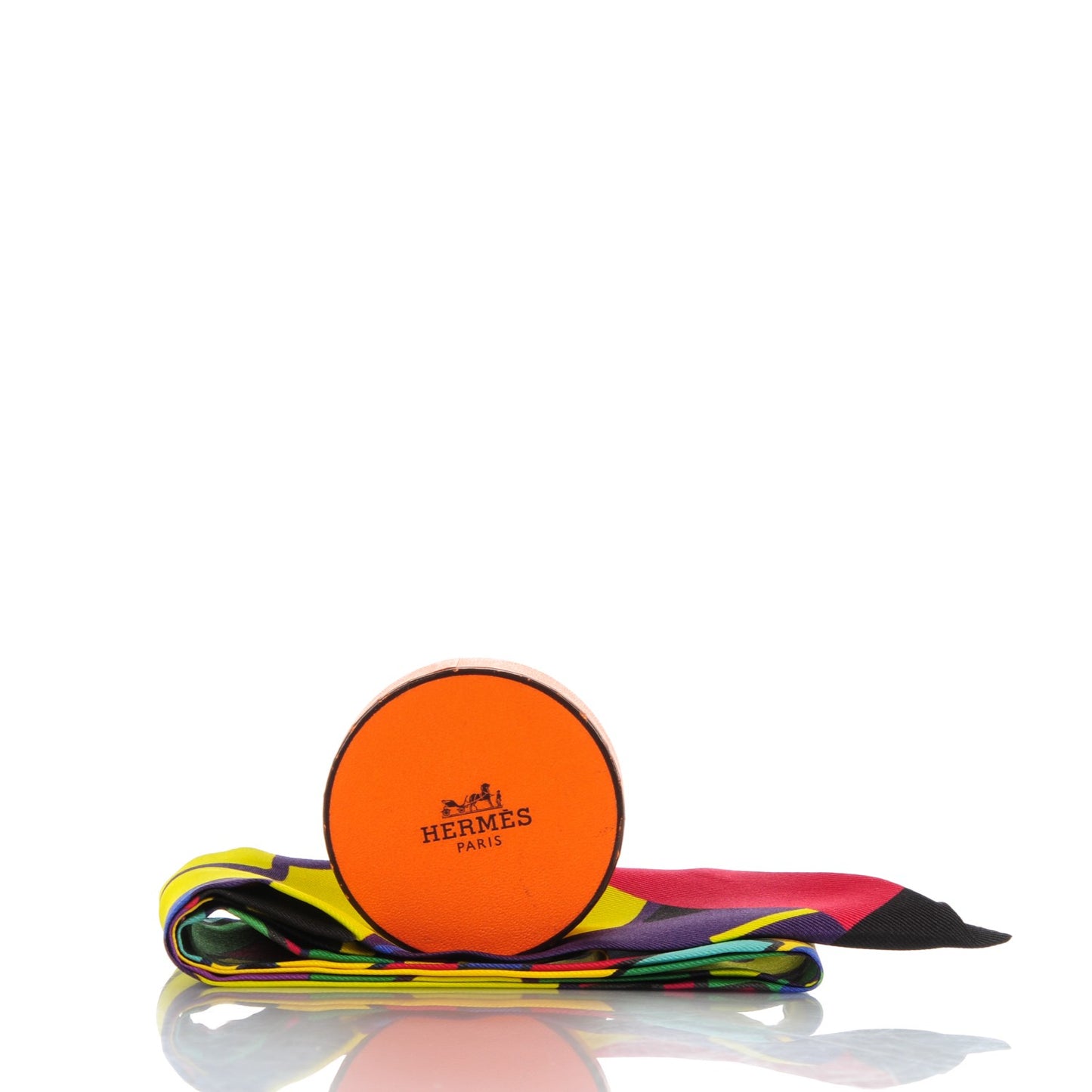 Silk Graff Graffiti Twilly Noir Jaune Vert