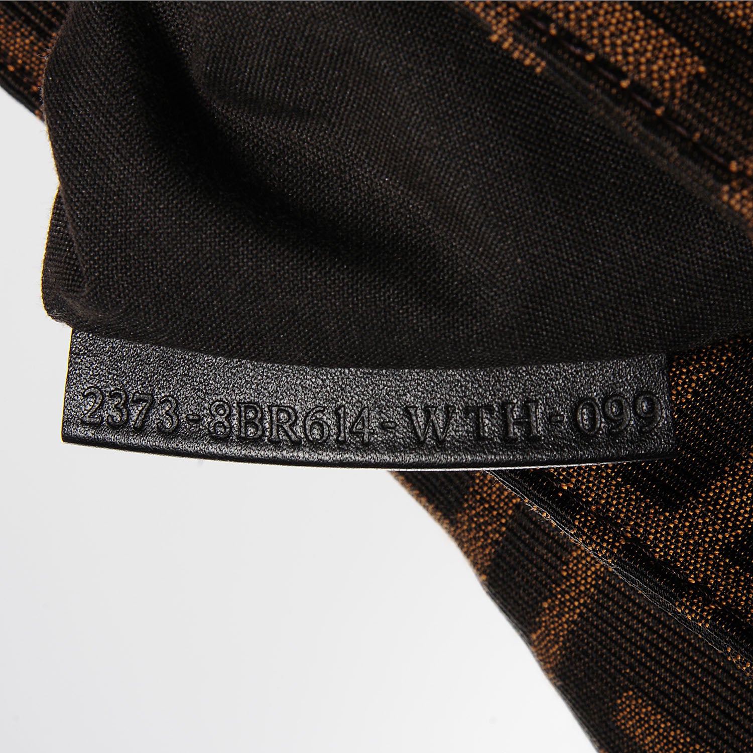 Fendi Zucca Patent Mia Shoulder Flap Tobacco 6 of 9