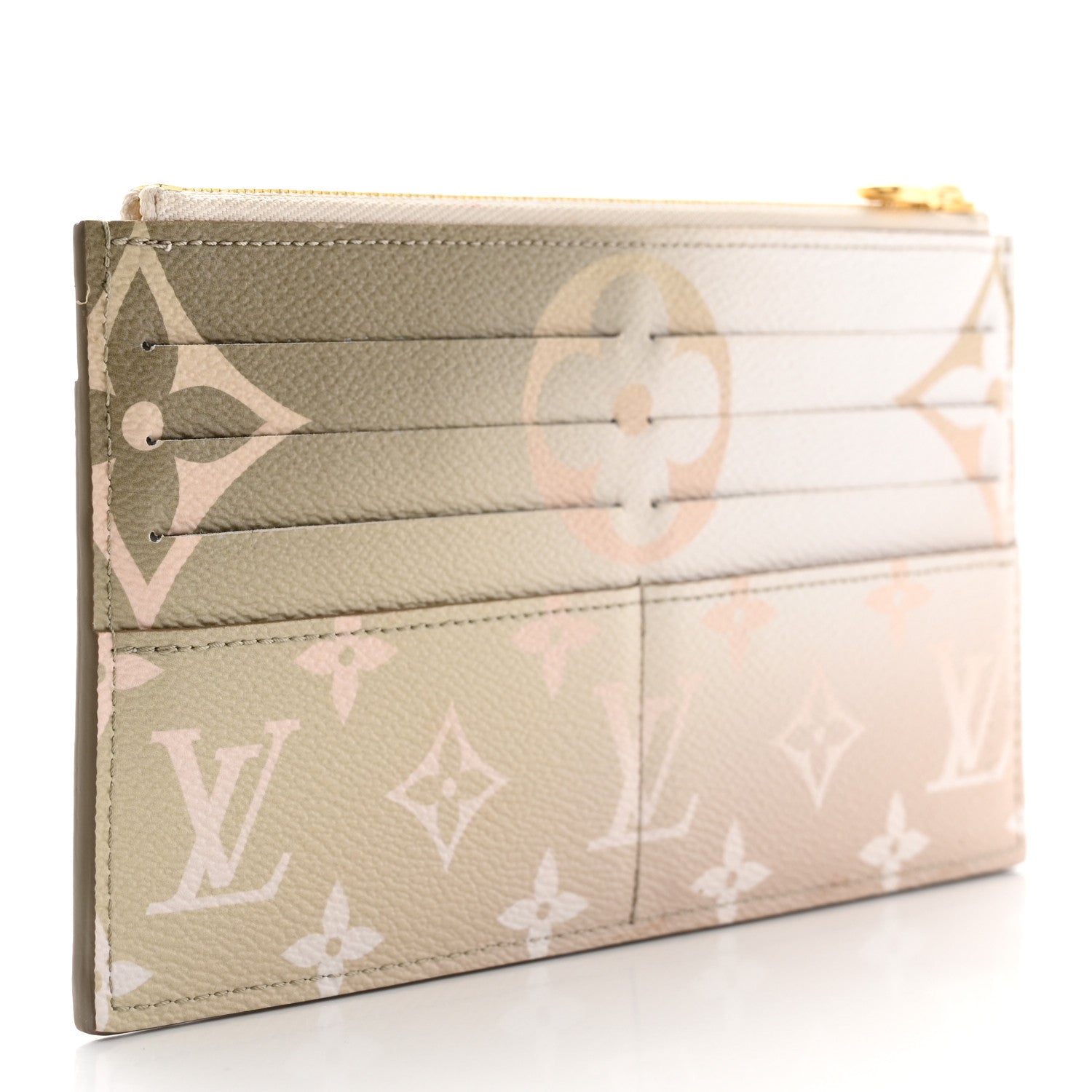 Louis Vuitton Monogram Giant Spring In The City Slim Purse Sunset Kaki 3 of 8