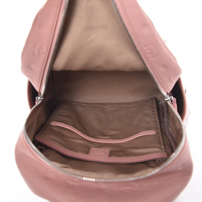 MCM Calfskin Ottomar Monogram Small Backpack Pink 5 of 10