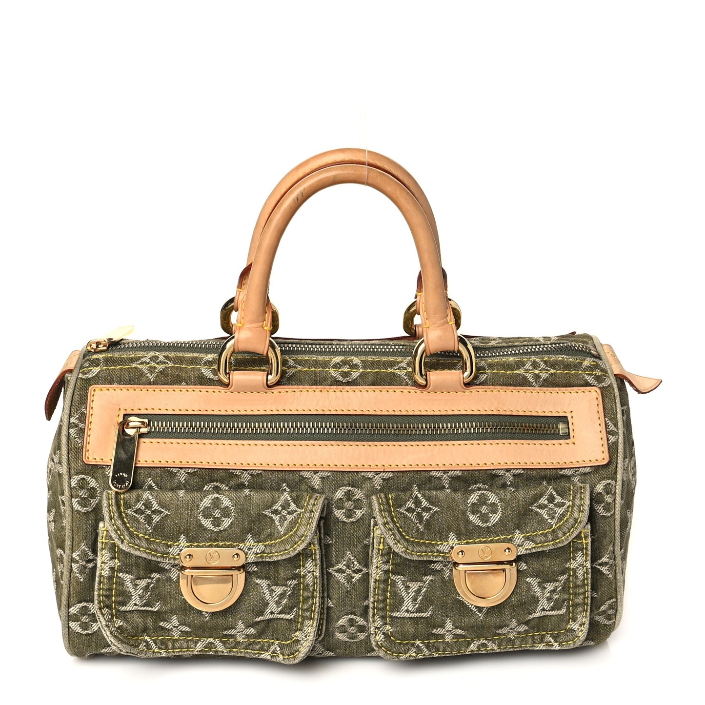 Monogram Denim Neo Speedy Lichen
