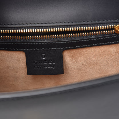 Gucci Calfskin Small Sylvie Shoulder Bag Black 6 of 13