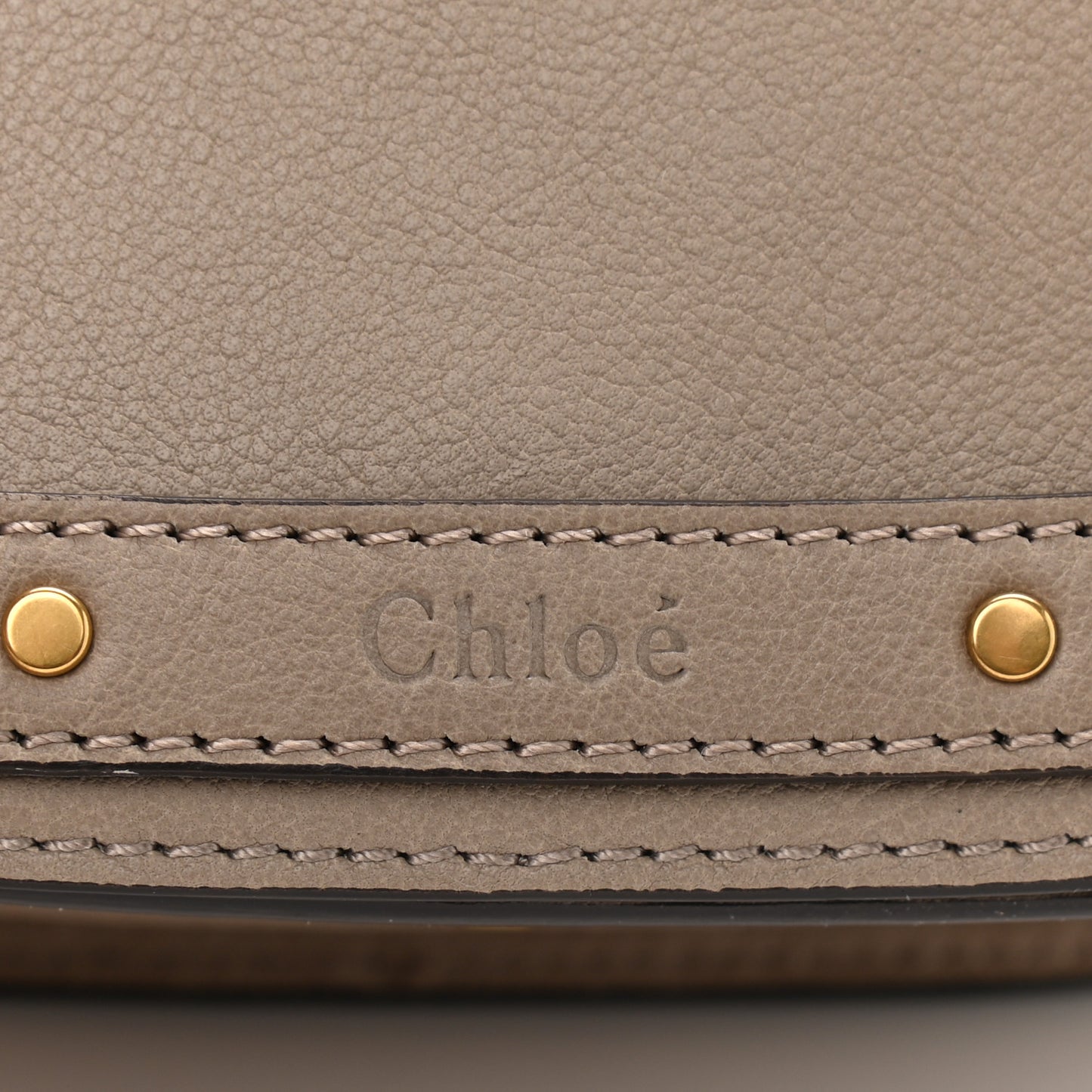 Calfskin Suede Medium Nile Bracelet Bag Motty Grey