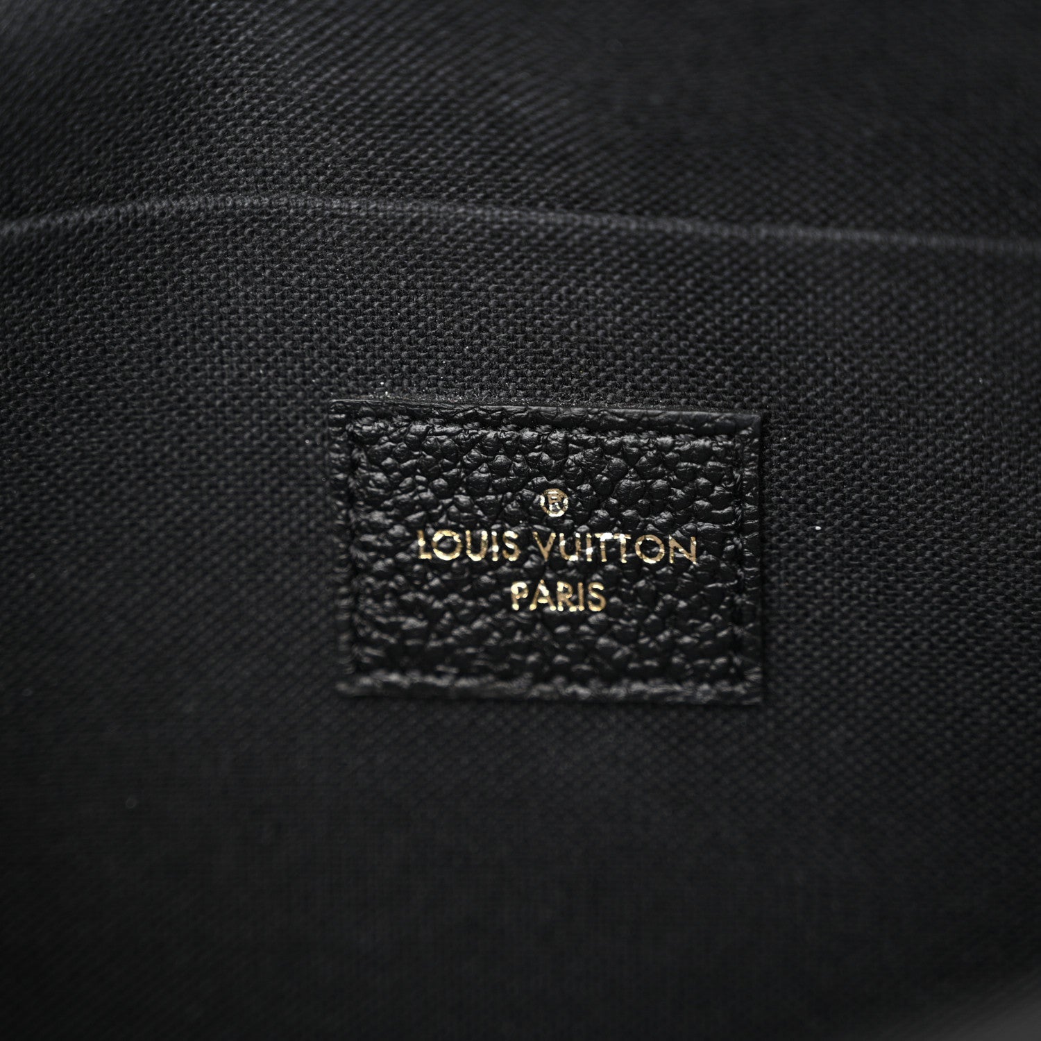 Louis Vuitton Empreinte Pochette Felicie Chain Wallet Black 6 of 11