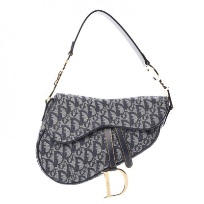 Christian Dior Monogram Saddle Bag Blue 1 of 7