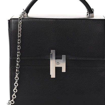 Hermes Chevre Chamkila Cinhetic Boxy Top Handle Bag Black 11 of 11