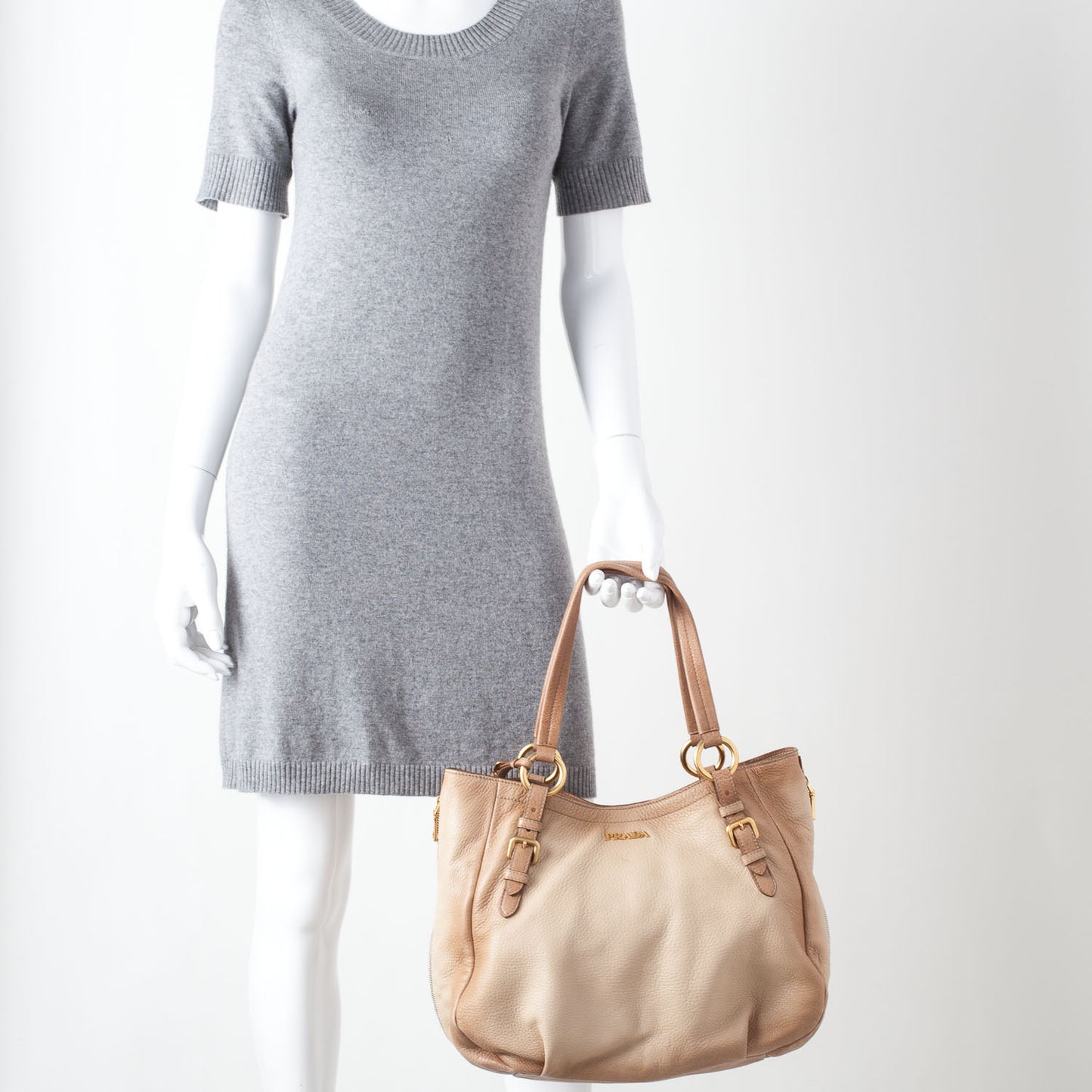 Cervo Antik Shoulder Bag Quarzo Sfumato