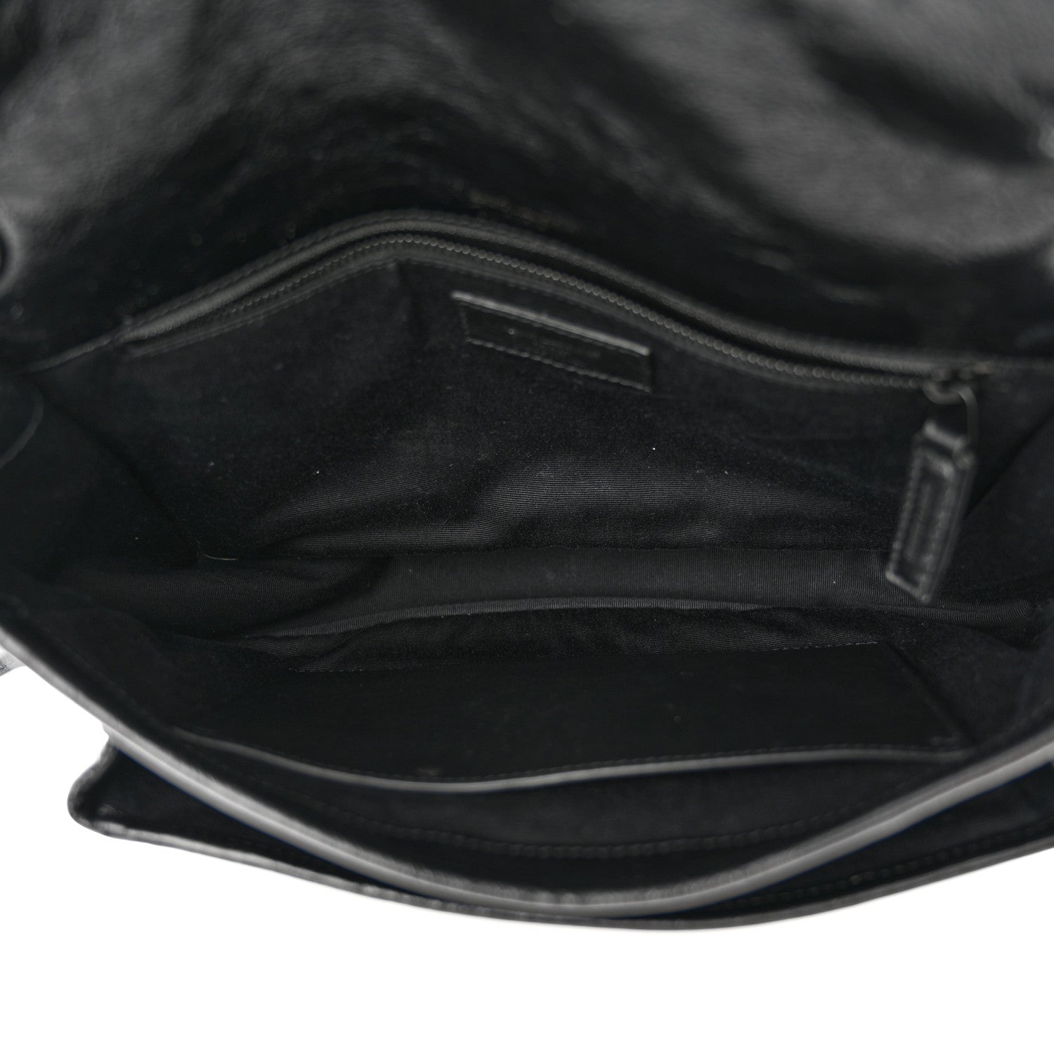 Saint Laurent Crinkled Calfskin Matelasse Monogram Medium Niki Chain Satchel Black 5 of 10