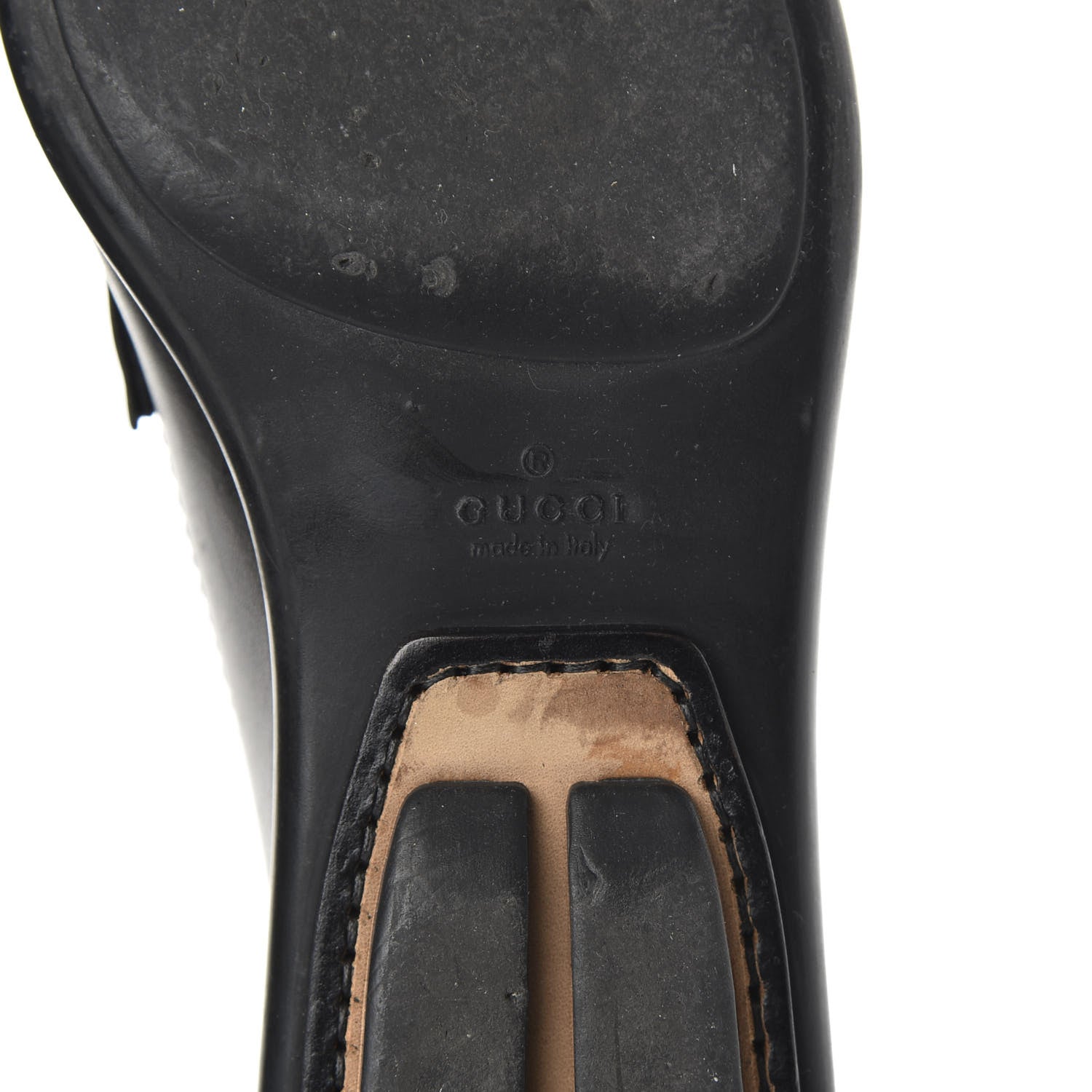 Gucci Calfskin Mens Horsebit Driver Loafers 8 Black 9 of 10