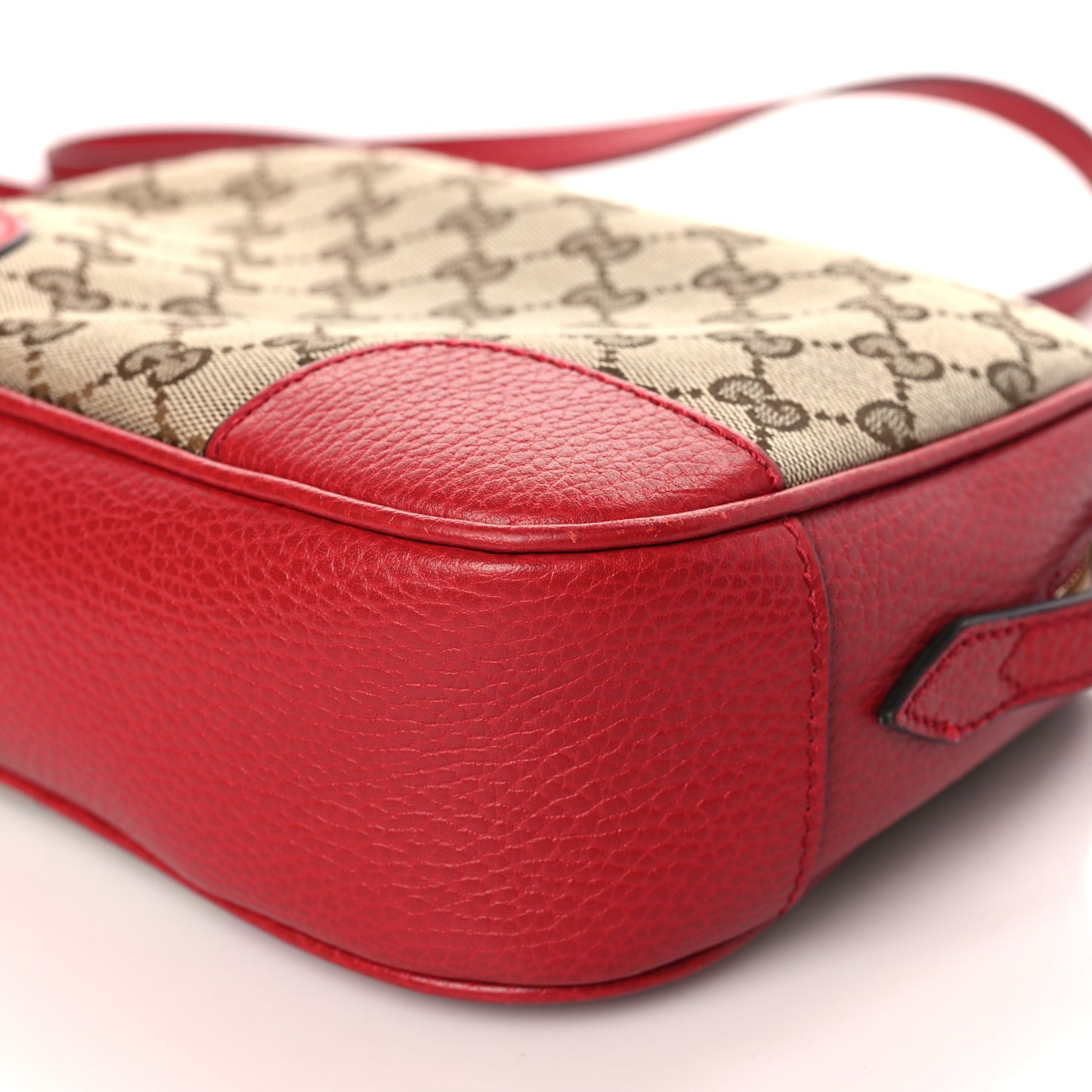 Monogram Mini Bree Messenger Bag Red