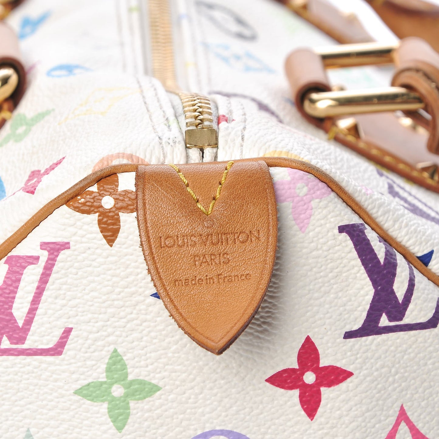 Monogram Multicolor Speedy 30 White